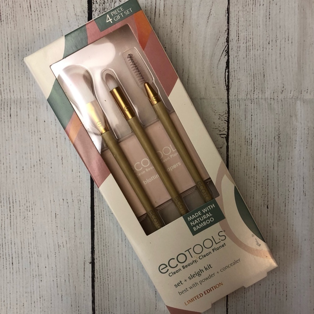 Bamboo Makeup Brush Set NIB by ecotools